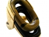 A Gold, Tiger-Eye and Onyx Ring, c 1970-1